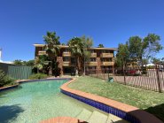 Swimming pool at Terraces on Railway, Alice Springs - fully self-contained furnished apartments.